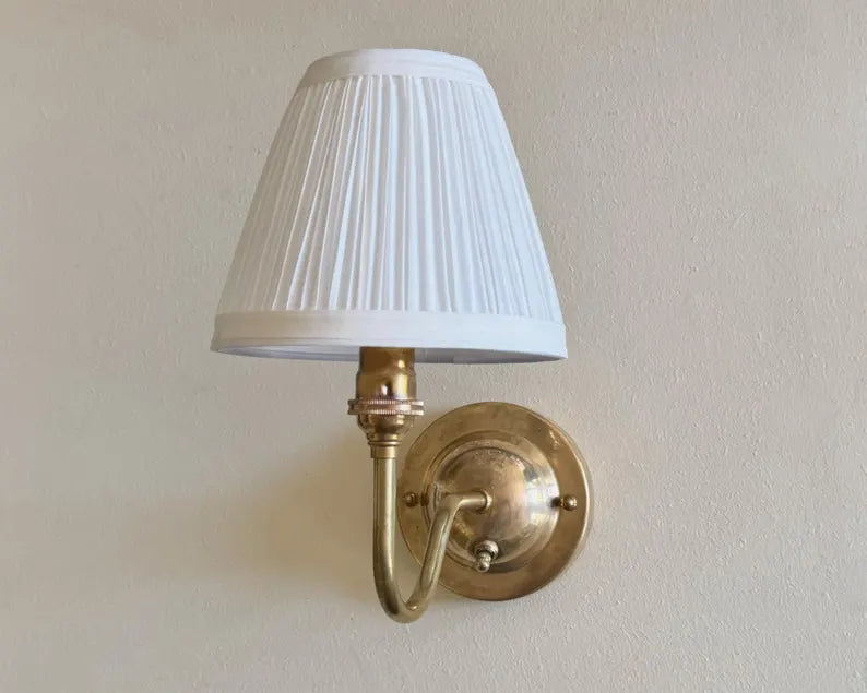 Brass Wall Sconce • The Matilda Sconce • Vintage English Brass Sconce