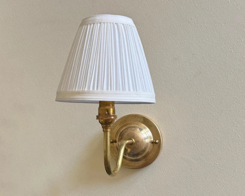 Brass Wall Sconce • The Matilda Sconce • Vintage English Brass Sconce
